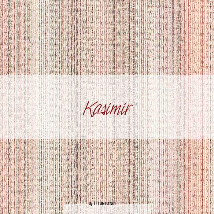 Kasimir example