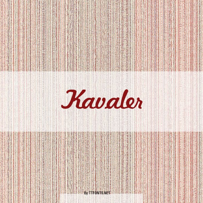 Kavaler example