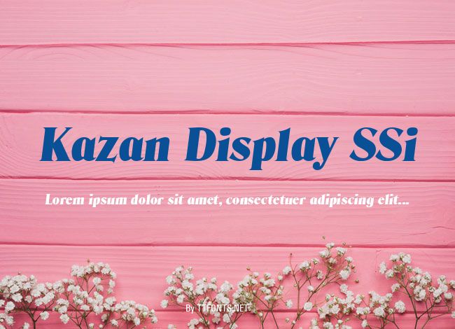 Kazan Display SSi example