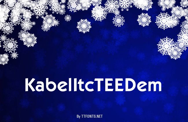 KabelItcTEEDem example