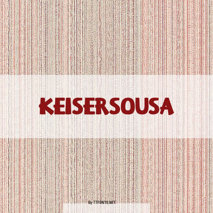 KeiserSousa example