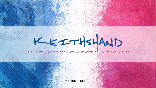 KeithsHand example