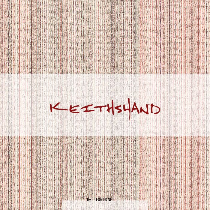 KeithsHand example