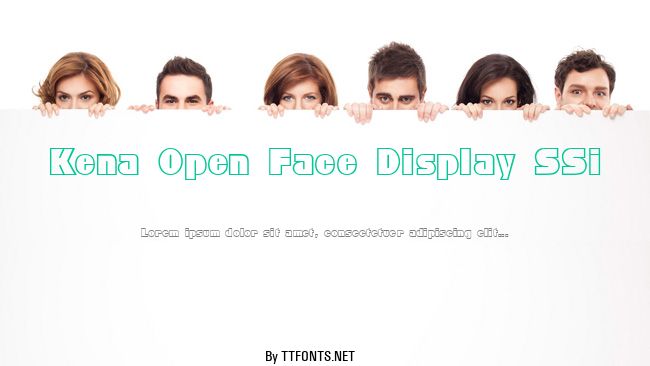 Kena Open Face Display SSi example