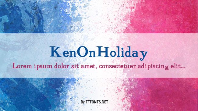 KenOnHoliday example
