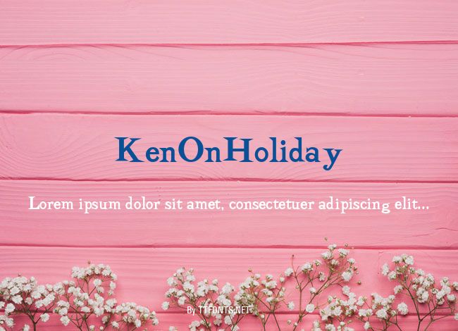 KenOnHoliday example