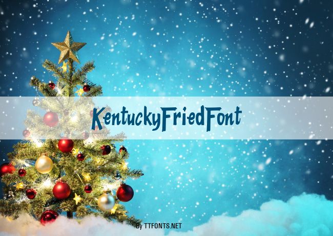 KentuckyFriedFont example