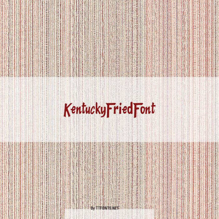 KentuckyFriedFont example
