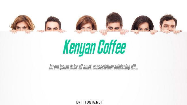 Kenyan Coffee example
