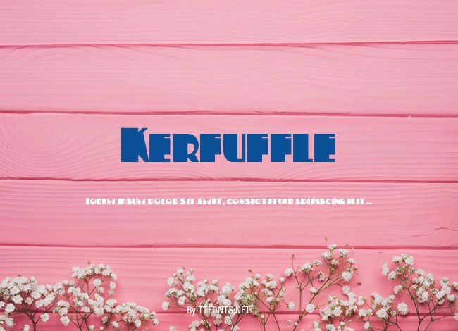 Kerfuffle example