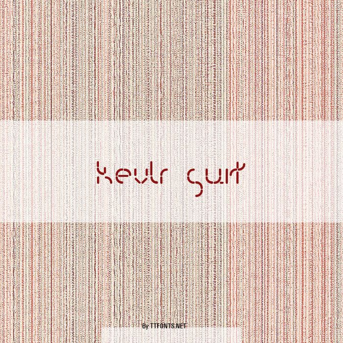 Kevlr Suit example