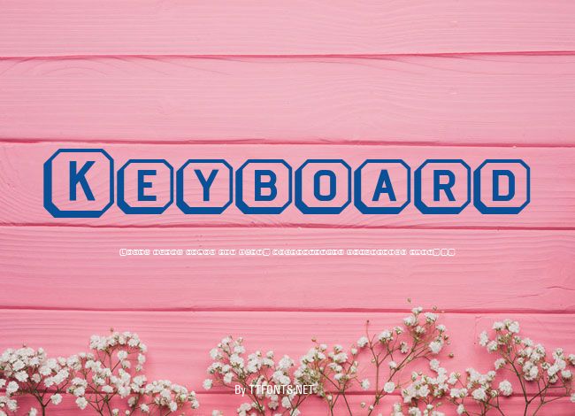 Keyboard example