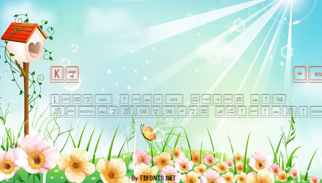 Keyboard KeysCn Condensed example