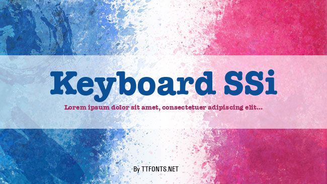 Keyboard SSi example