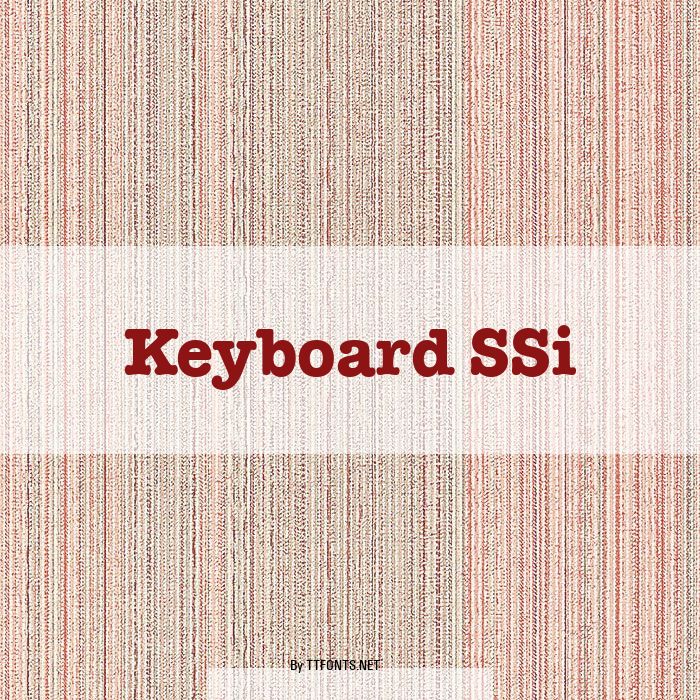 Keyboard SSi example