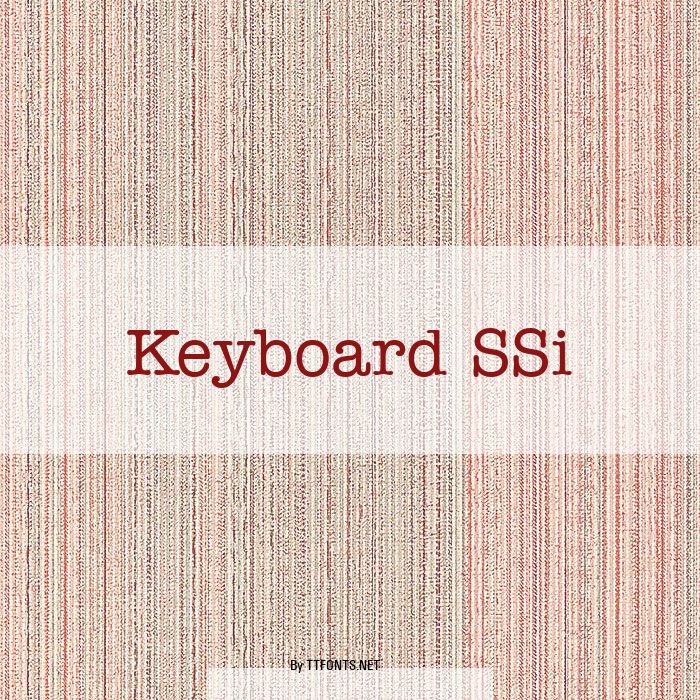 Keyboard SSi example