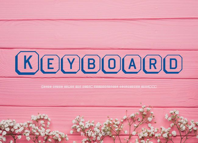 Keyboard example