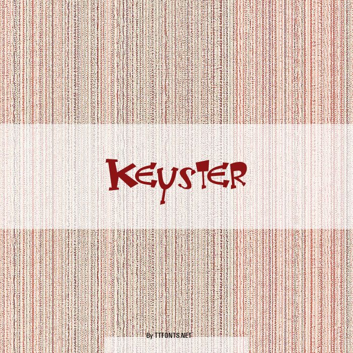 Keyster example