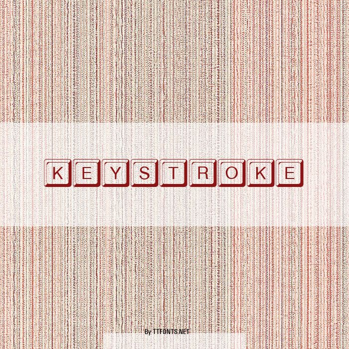 Keystroke example