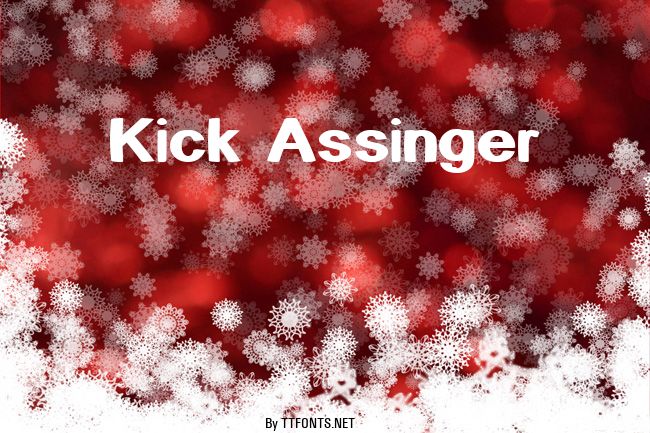 Kick Assinger example