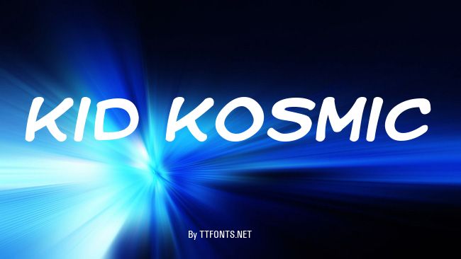 Kid Kosmic example