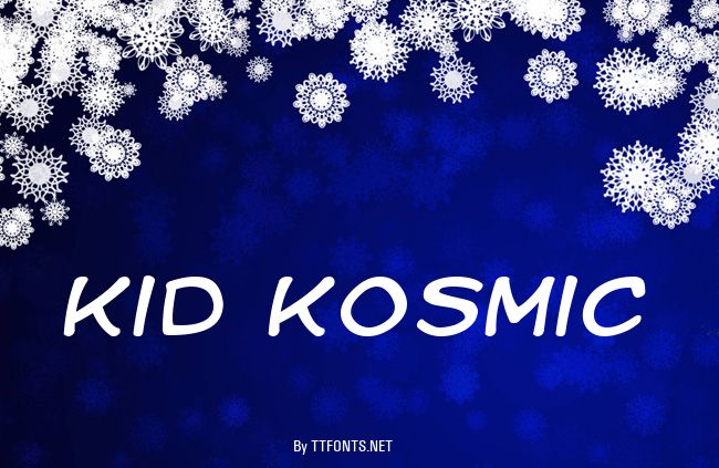 Kid Kosmic example