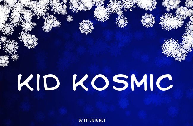 Kid Kosmic example