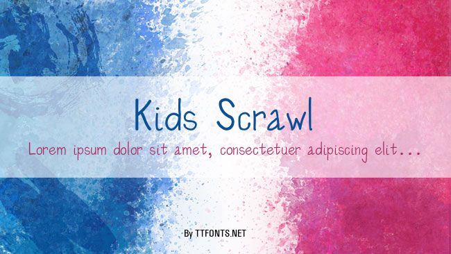 Kids Scrawl example