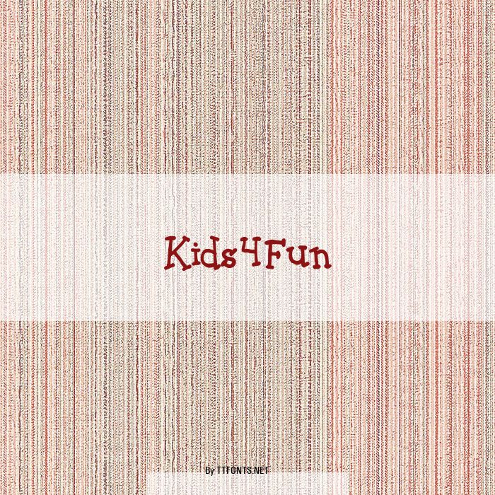 Kids4Fun example