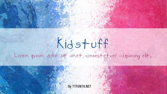 Kidstuff example