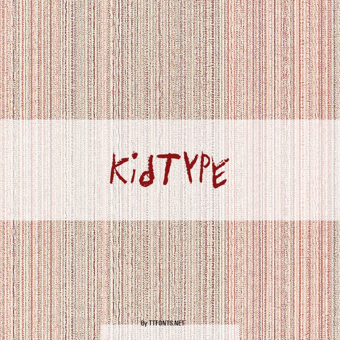 KidTYPE example