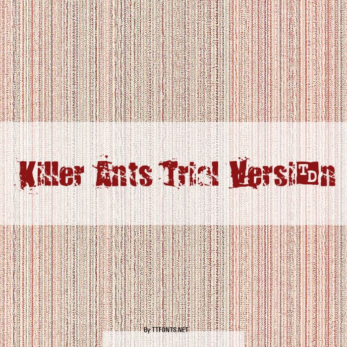 Killer Ants Trial Version example