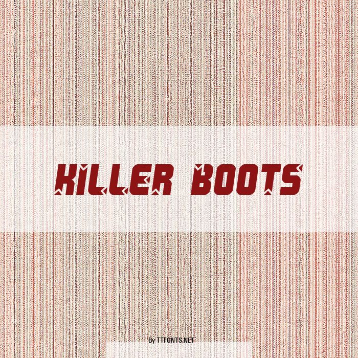Killer boots example