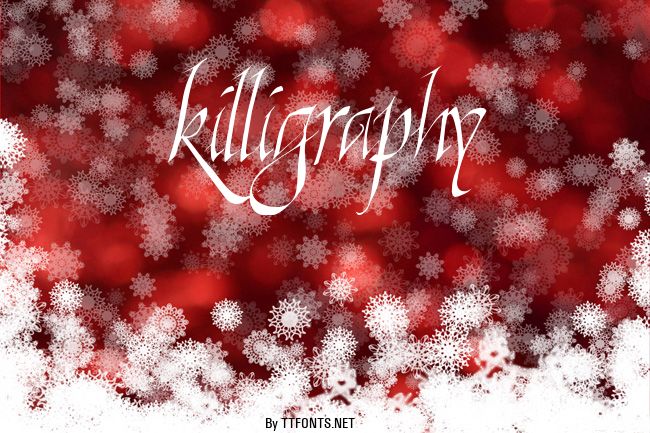 Killigraphy example
