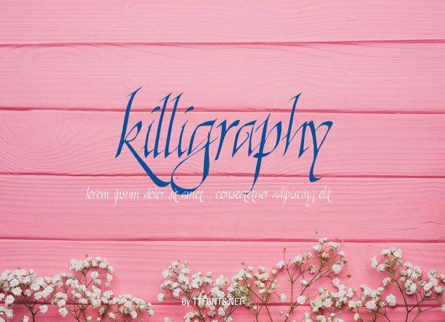 Killigraphy example
