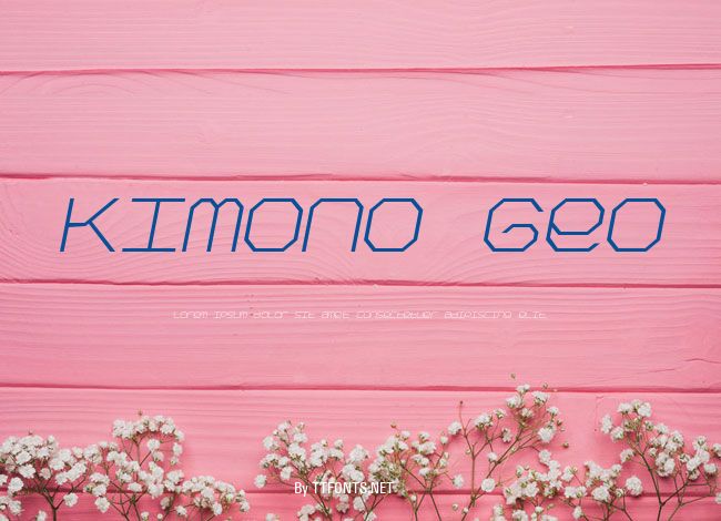 Kimono Geo example