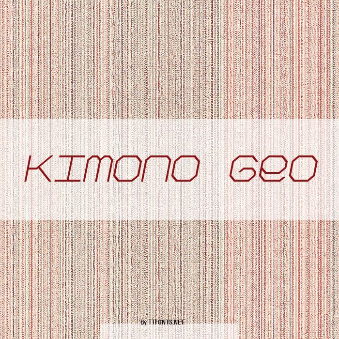 Kimono Geo example