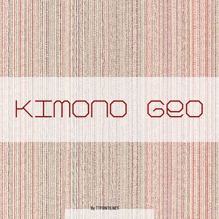 Kimono Geo example