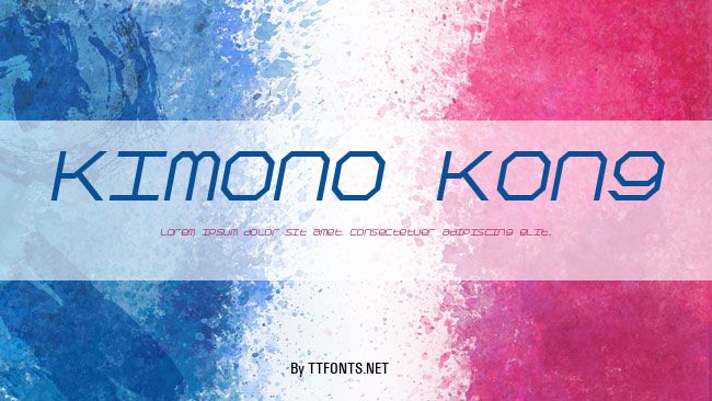 Kimono Kong example
