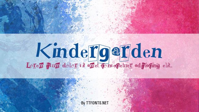 Kindergarden example