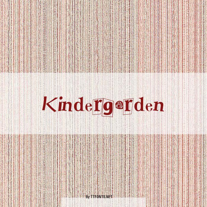 Kindergarden example