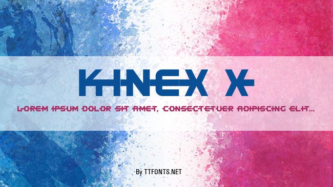 Kinex X example