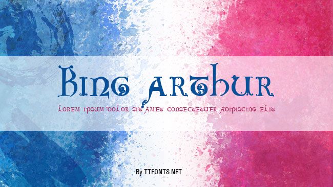King Arthur example