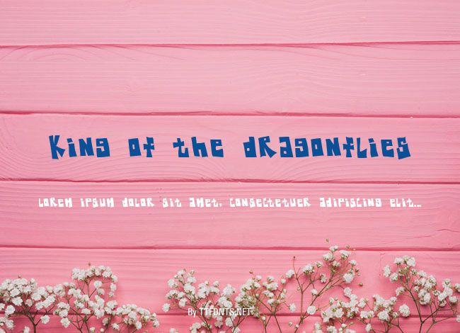 King Of The Dragonflies example