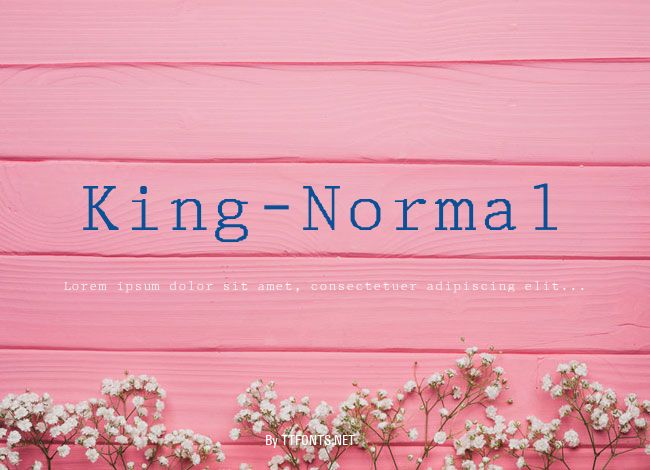 King-Normal example