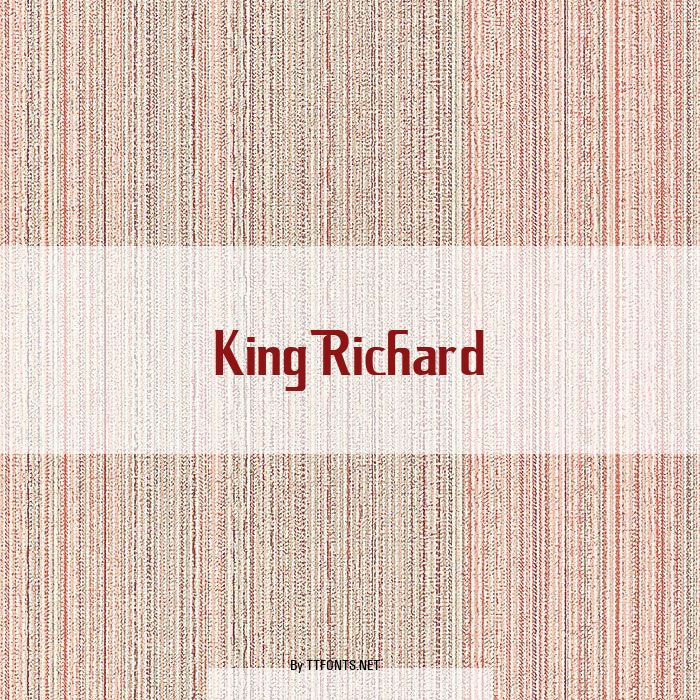 King Richard example
