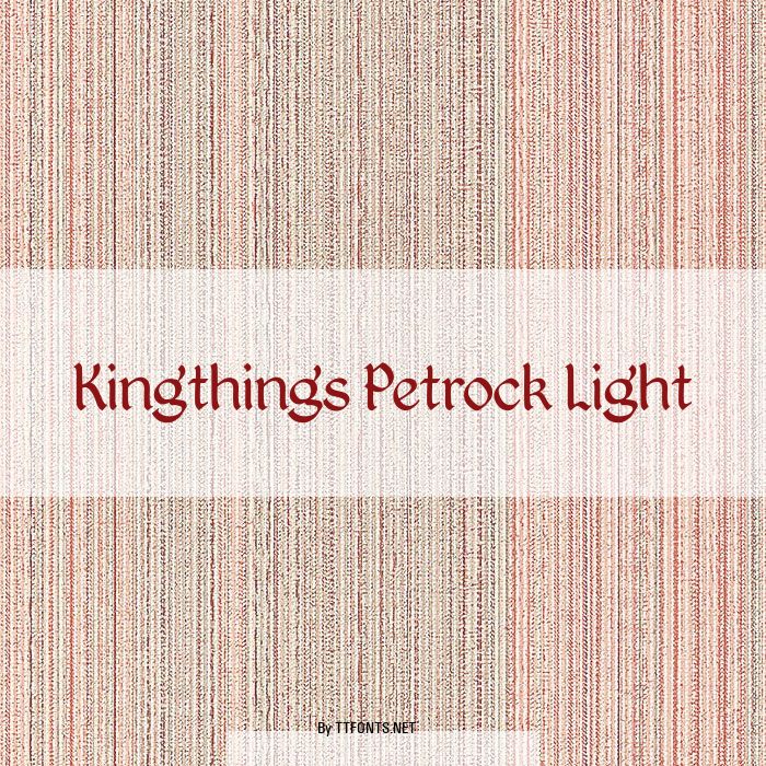 Kingthings Petrock Light example