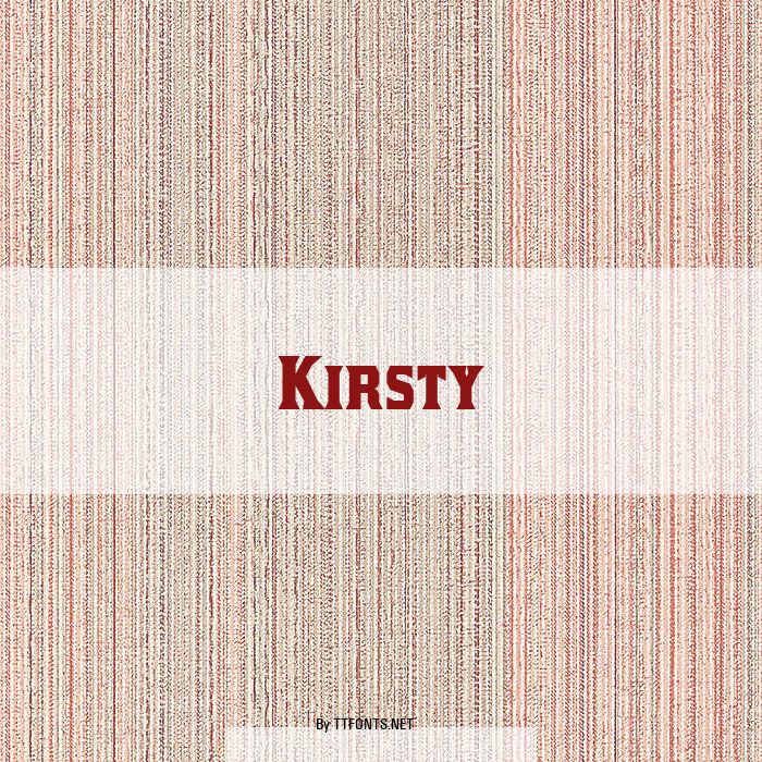 Kirsty example