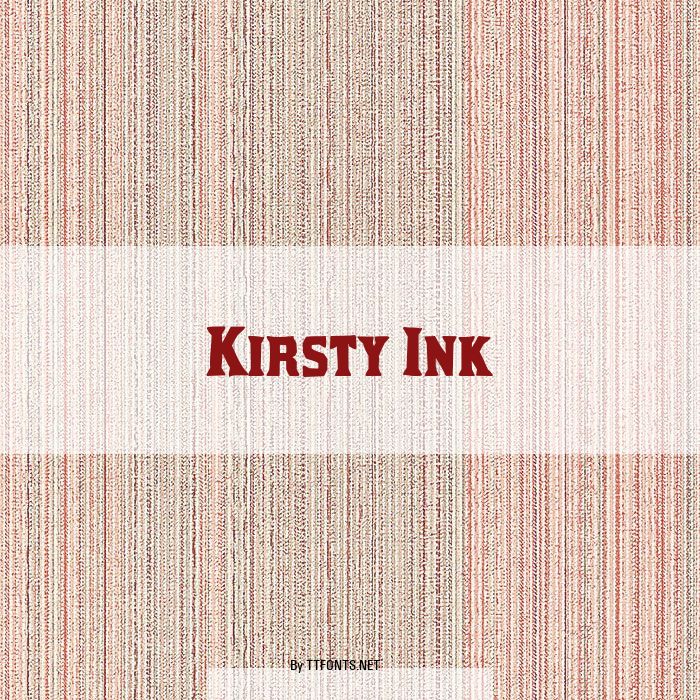 Kirsty Ink example