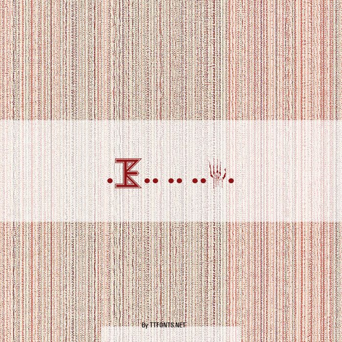 KISS My Font example